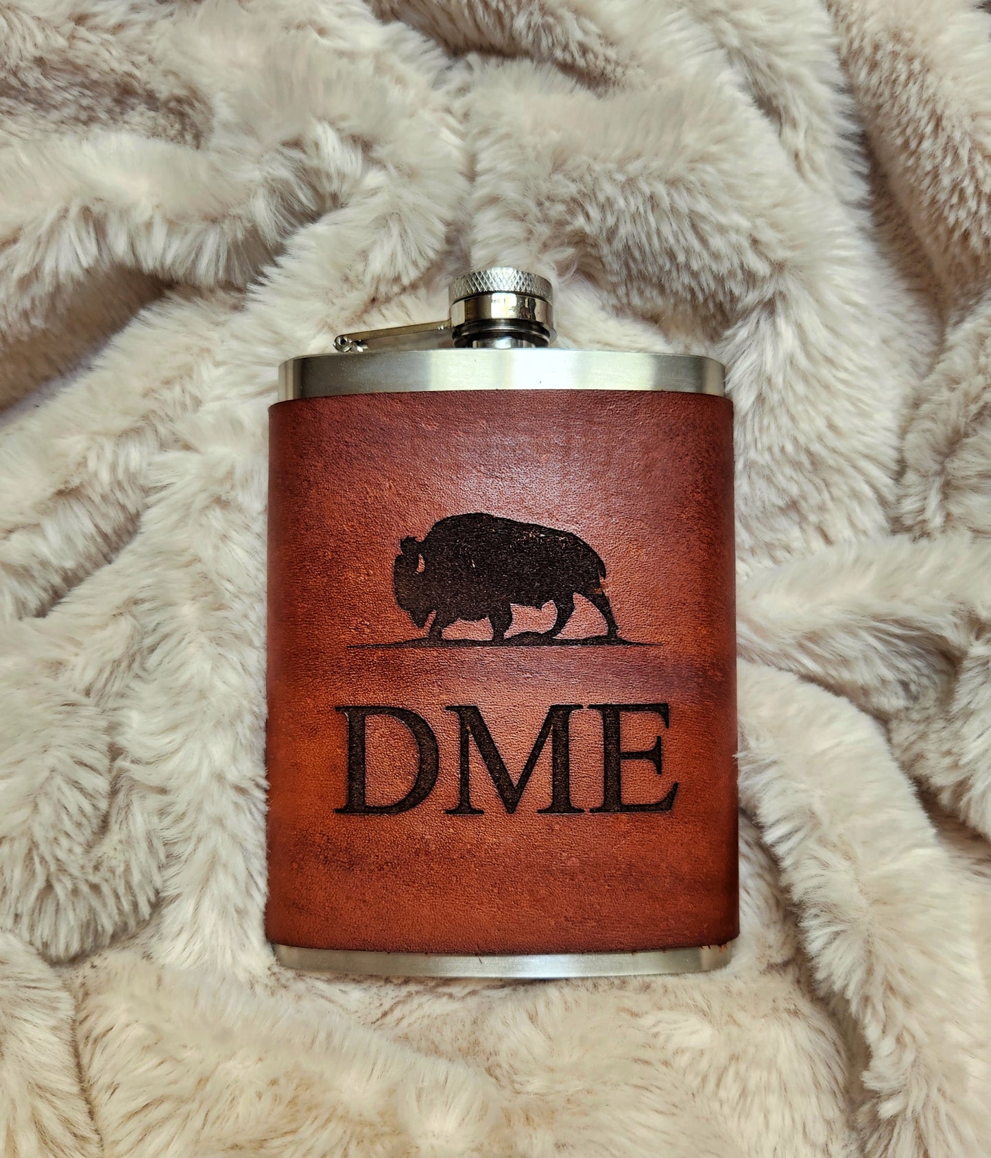 Leather Wrapped Flask