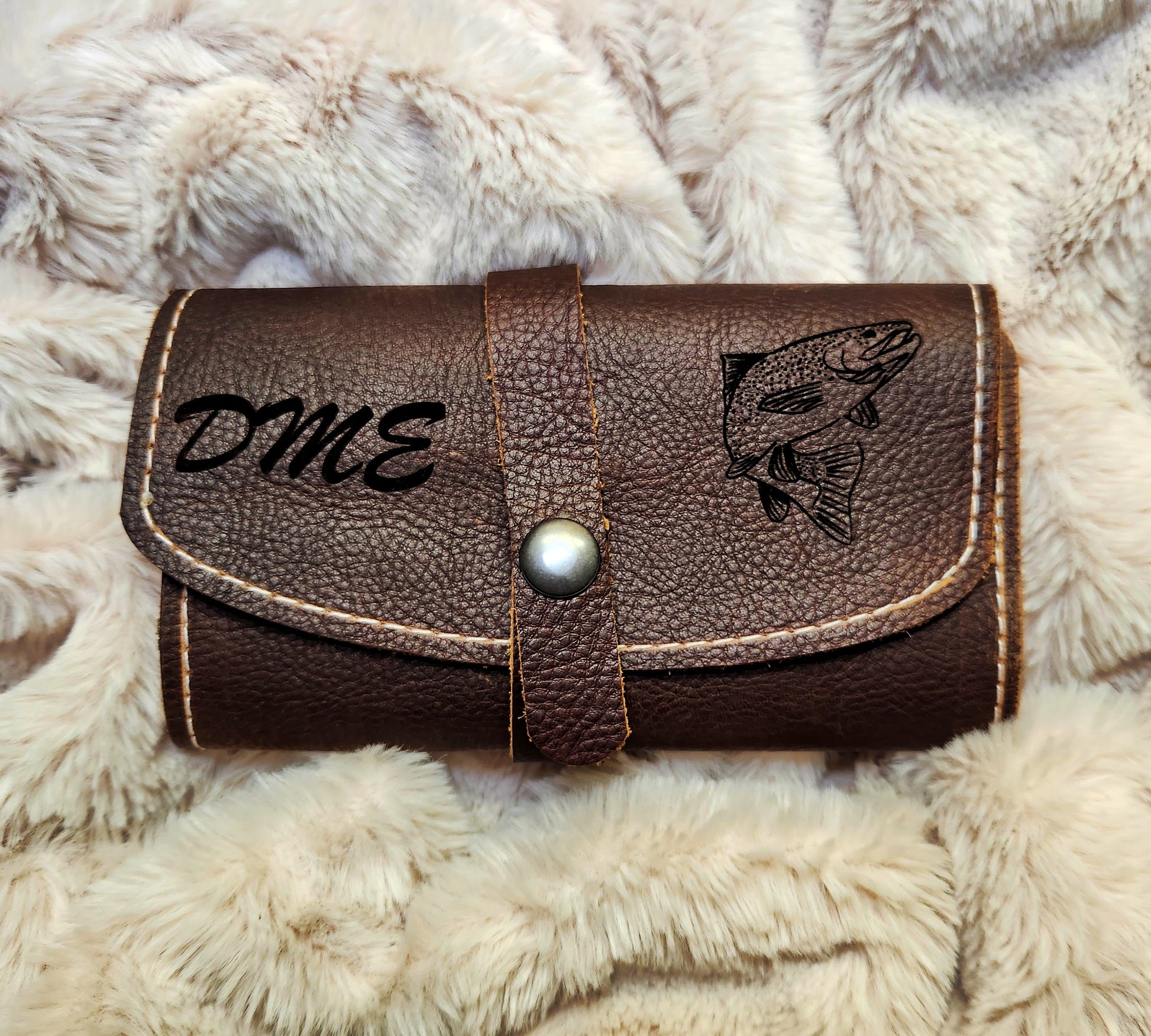 Personalized Fly Fishing Wallet