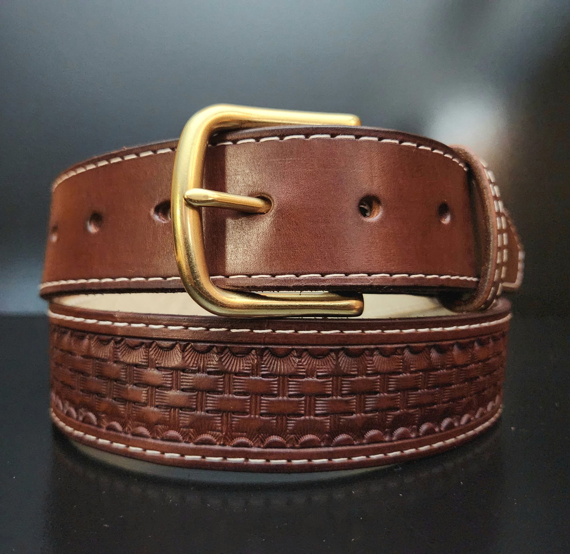 Handmade Leather Belts, E-style