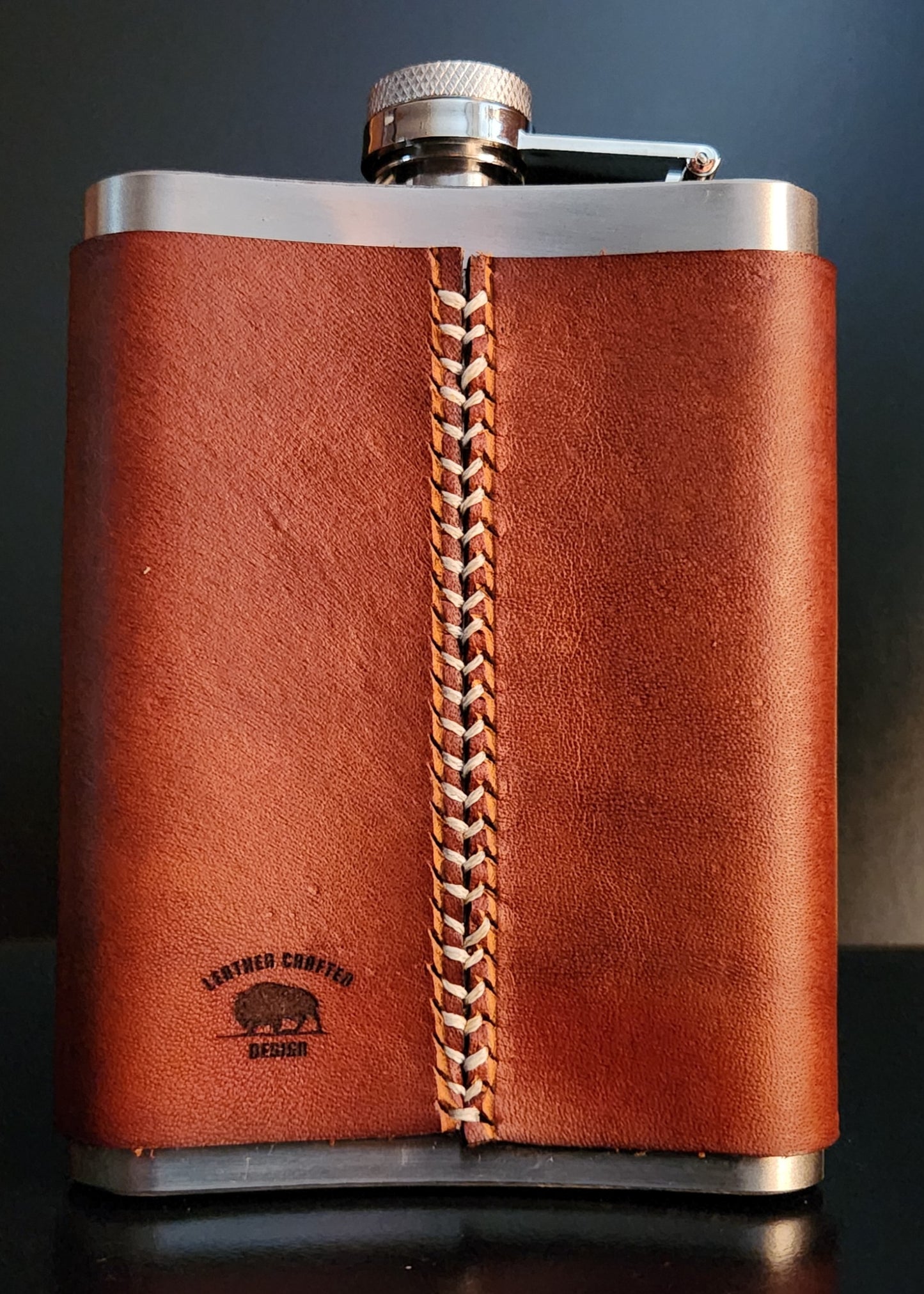 Leather Wrapped Flask