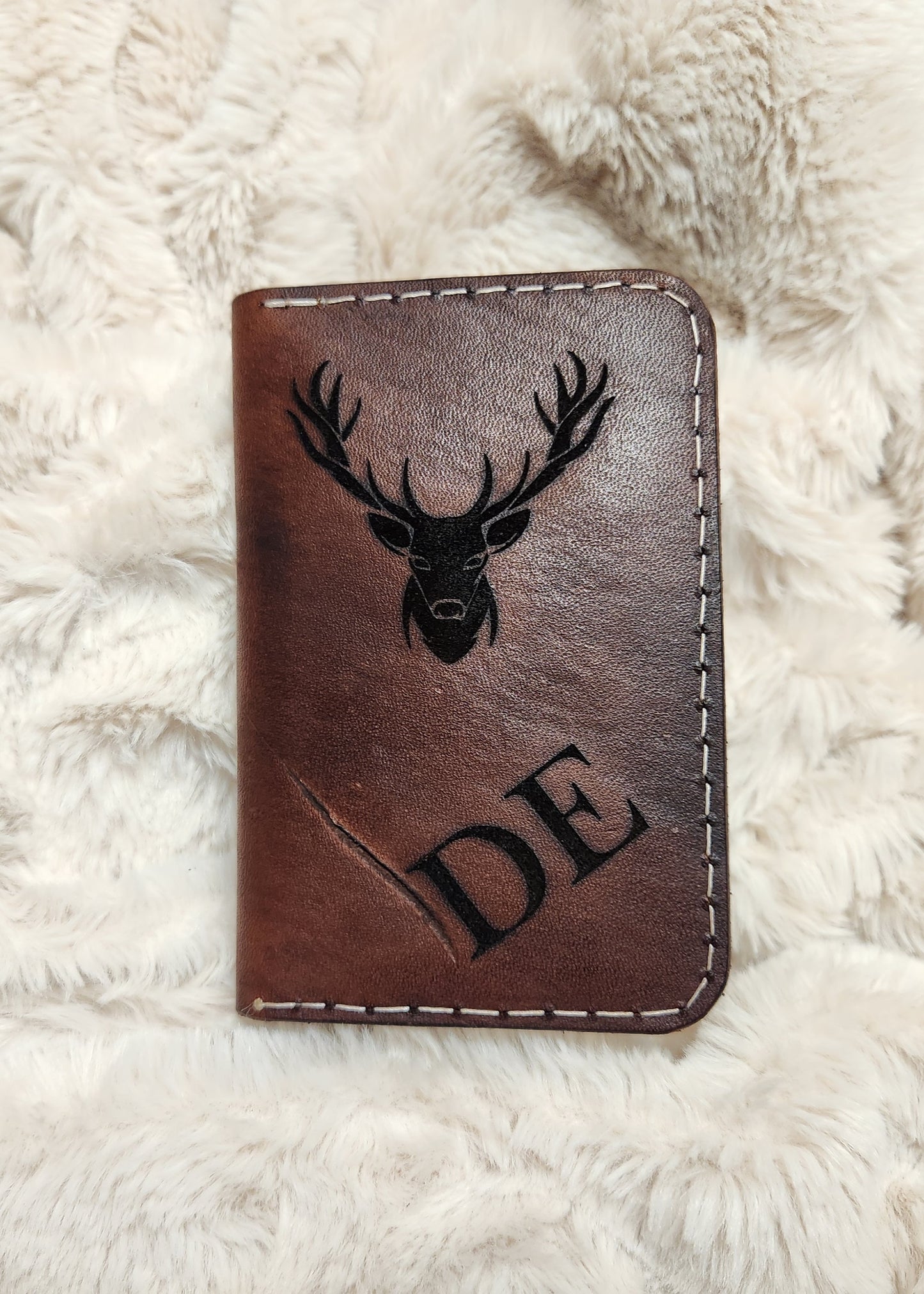 Leather Vertical Bifold Wallet