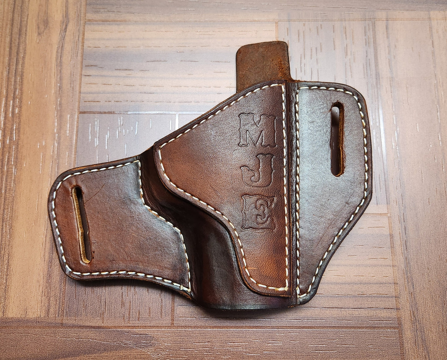 Leather Gun Holster: Colt MK4