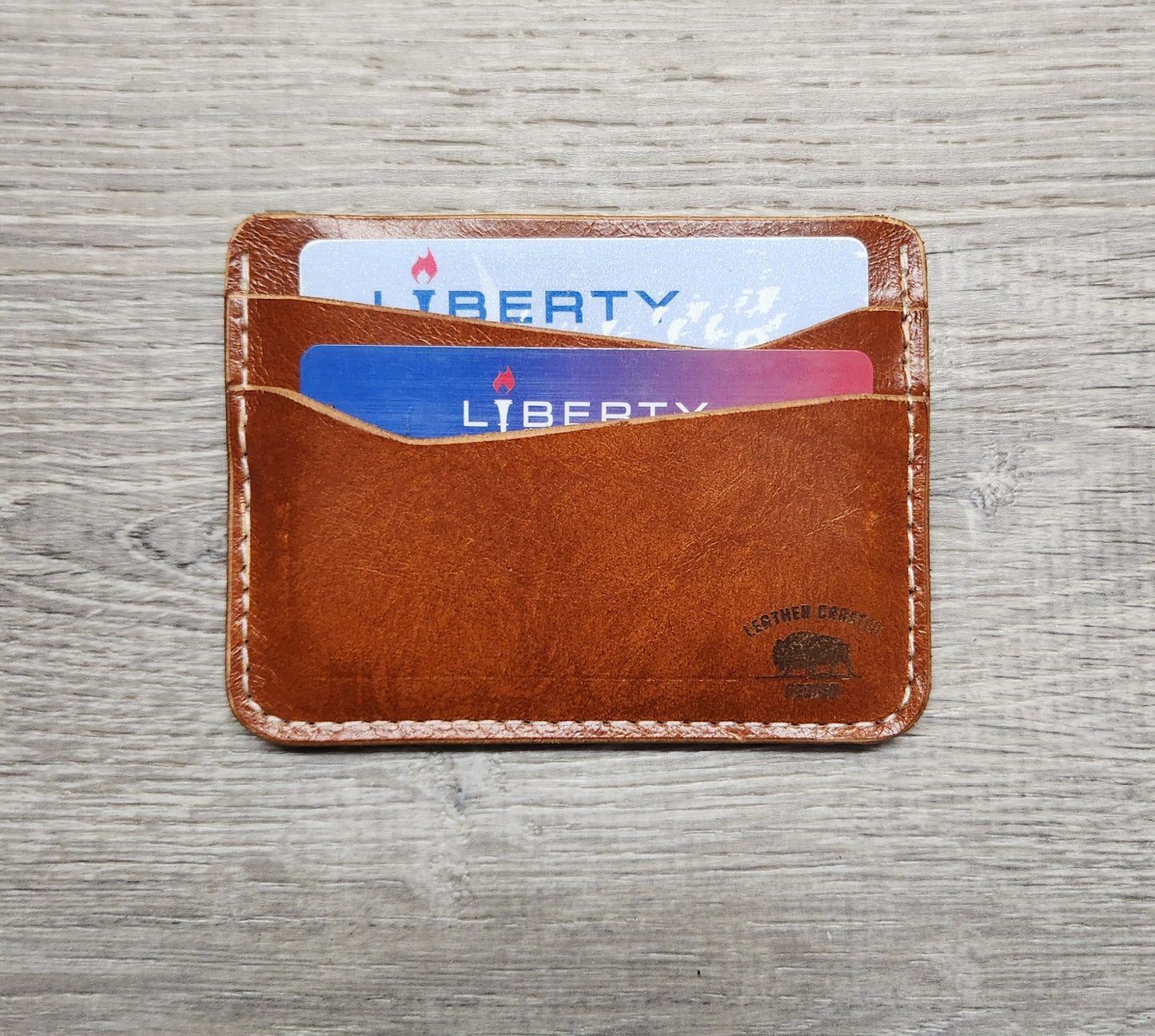 "Caramel Cascade" Card Wallet